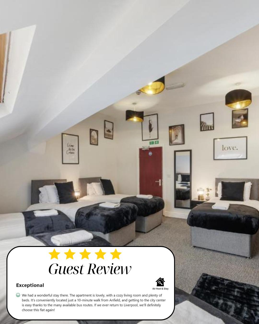 Anfield Cosy Stays | Close to Stadium | Sleeps 146